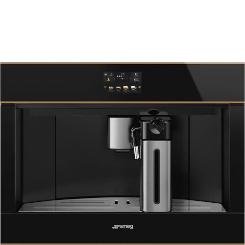 SMEG Dolce Stil Novo CMS4604NR arany fekete beépíthető automata kávéfőző