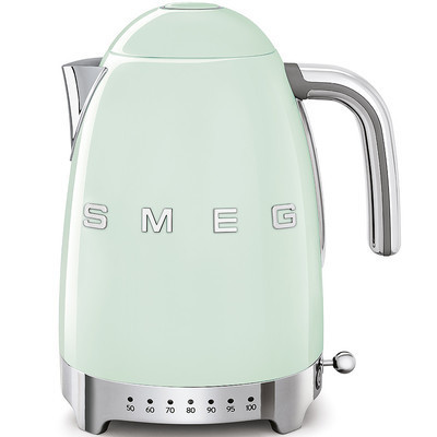 SMEG 50's style KLF04PGEU mentazöld retro design hőfokszabályzós vízforraló