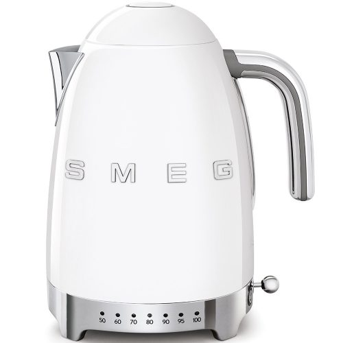 SMEG 50's Style KLF04WHEU fehér retro design hőfokszabályzós vízforraló