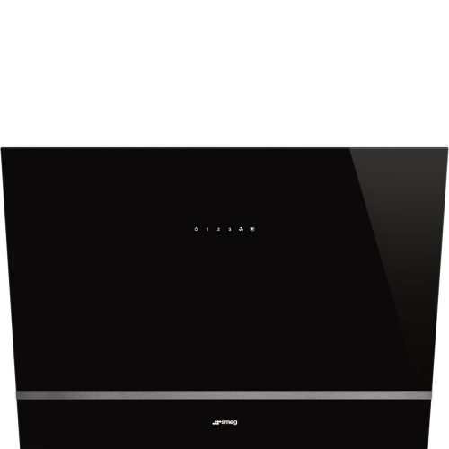 SMEG Universale KV28N inox fali szénszűrős kivezetés nélküli páraelszívó