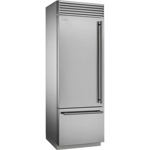 SMEG Classica RF376LSIX inox szabadonálló hűtőszekrény fiókos fagyasztóval