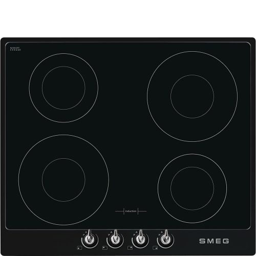 SMEG Victoria SI964NM fekete inox beépíthető indukciós főzőlap