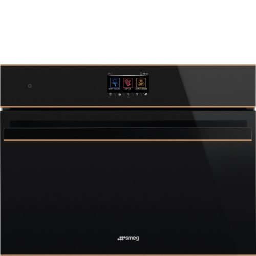 SMEG Steam100 Pro Galileo Dolce Stil Novo SO4604S4PNR arany fekete beépíthető gőzsütő