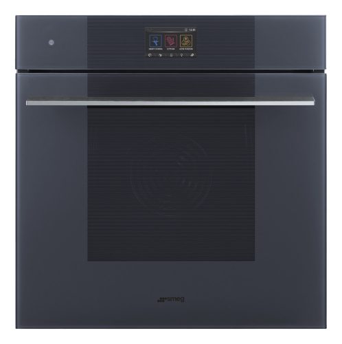 SMEG Omnichef Galileo Linea SO6104APG sötét szürke beépíthető 3 in 1 mikrohullámú gőzsütő