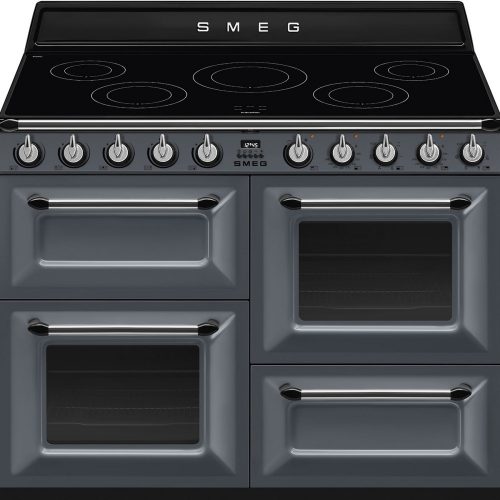 SMEG Victoria TR4110IGR2 sötét szürke professzionális szabadonálló indukciós tűzhely