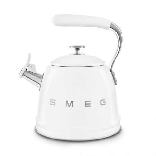 SMEG 50'S Style WKF01WH fehér retro design fütyülős teáskanna